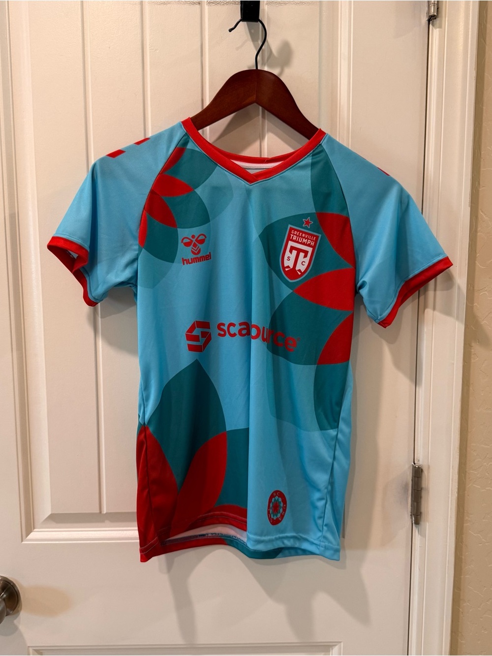 Greenville Triumph SC 2024 Hummel Authentic Soccer Jersey Youth Large YL